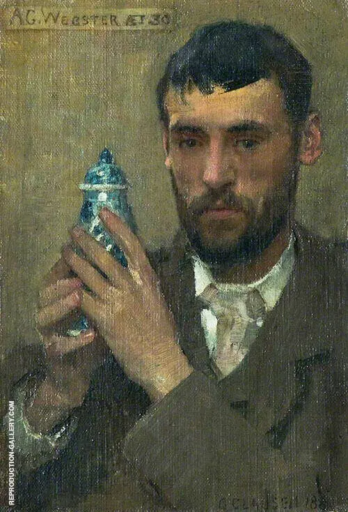A G Webster 1881 By Sir George Clausen