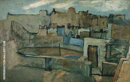 Roofs of Barcelona 1903 By Pablo Picasso