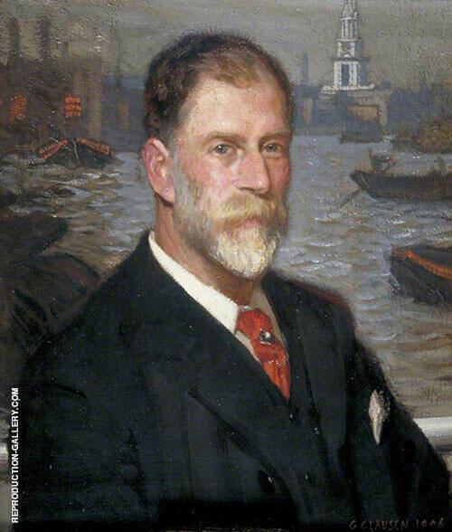 Arthur Lewis Leon 1906 by Sir George Clausen | Oil Painting Reproduction