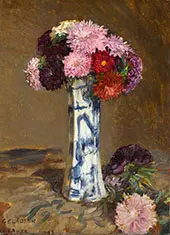 Asters By Sir George Clausen