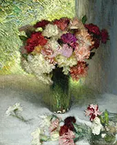 Carnations and Pinks By Sir George Clausen