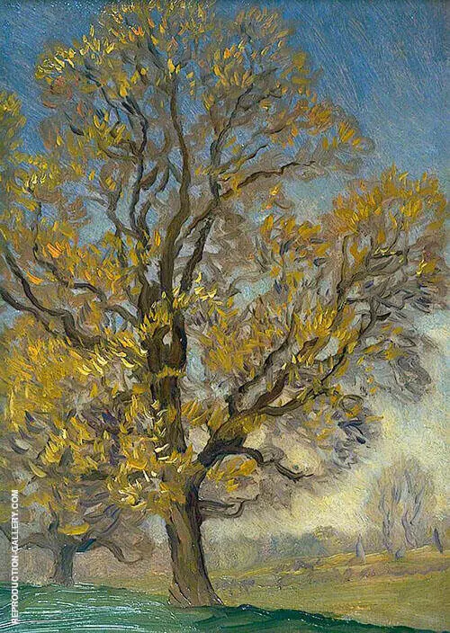 Elm Tree in Spring By Sir George Clausen