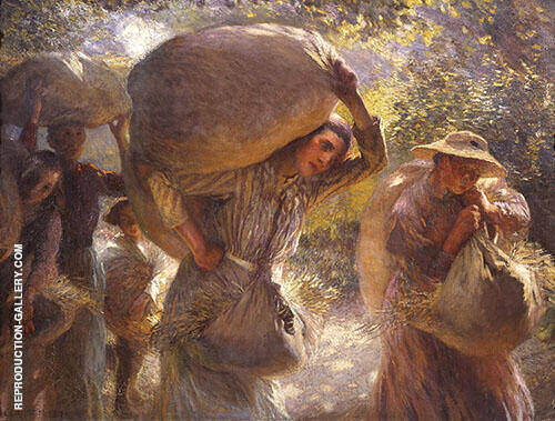 Gleaners Coming Home 1904 | Oil Painting Reproduction
