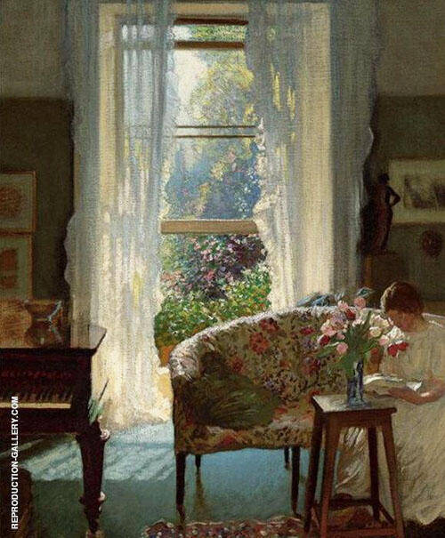 Interior by Sir George Clausen | Oil Painting Reproduction