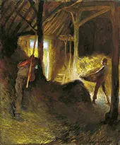 In The Barn 1902 By Sir George Clausen
