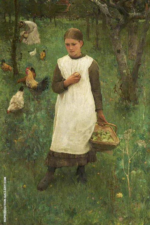 In The Orchard 1881 By Sir George Clausen
