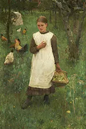 In The Orchard 1881 By Sir George Clausen