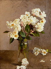 Little White Roses 1931 By Sir George Clausen