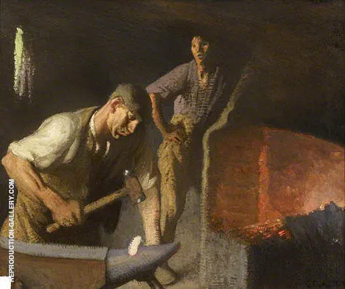 The Blacksmith 1926 By Sir George Clausen