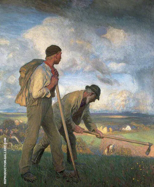 The Boy and The Man 1908 By Sir George Clausen