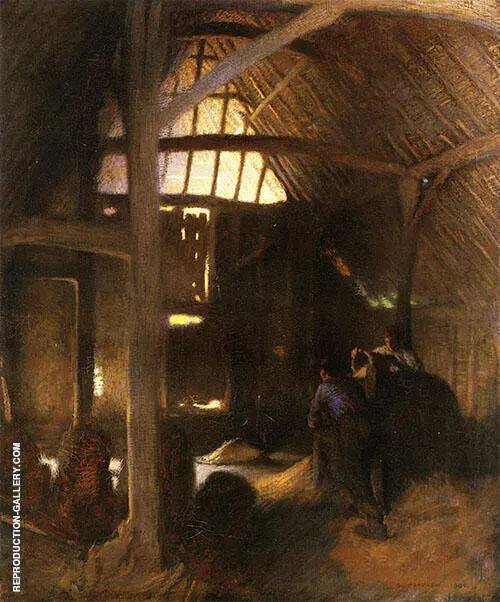 The Dark Barn 1900 By Sir George Clausen