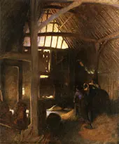 The Dark Barn 1900 By Sir George Clausen