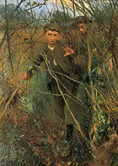 The Gap in The Hedge 1900 By Sir George Clausen