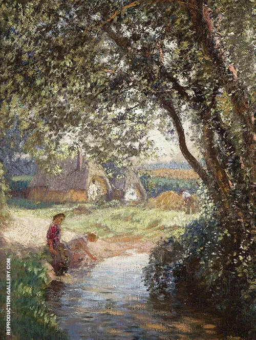 The Little Pool By Sir George Clausen