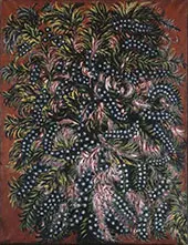 Grappes et Feuilles Roses c1925 By Seraphine Louis