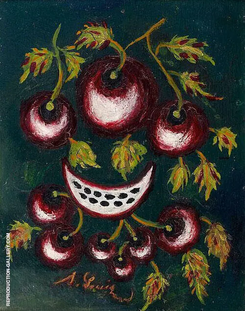 Nature Morte aux Cerises 1925 By Seraphine Louis
