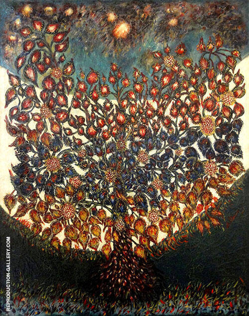 The Tree of Life 1928 by Seraphine Louis | Oil Painting Reproduction