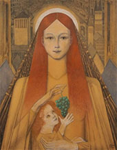 Mary and the Christ Child By Jan Toorop