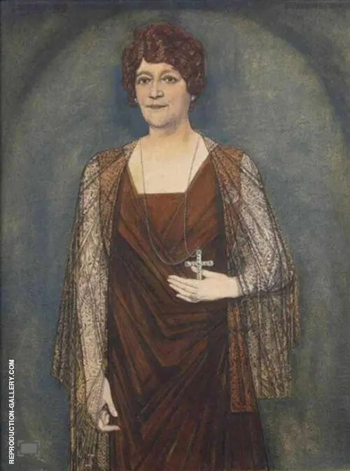 Portrait of J M H Knoops By Jan Toorop