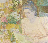 Portrait of Marie Jeanette Lange By Jan Toorop