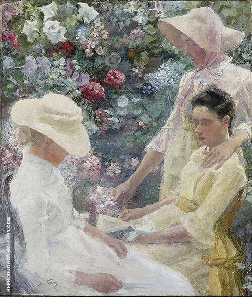 Trio Fleuri 1886 By Jan Toorop