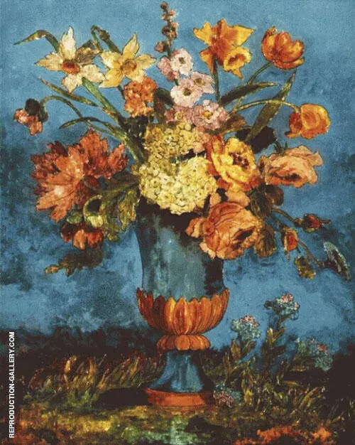 Floral Still Life By Dora Carrington