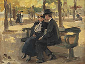 Afternoon in the Bois de Boulogne By Isaac Israels