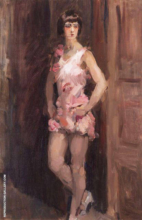 Dancing Girl by Isaac Israels | Oil Painting Reproduction