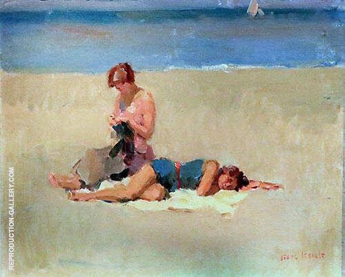 Figures on the Beach by Isaac Israels | Oil Painting Reproduction