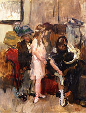 In the Dressing Room of the Ballet School London By Isaac Israels