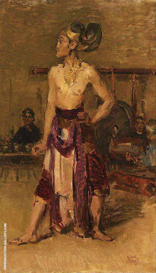 Javanese Dancer by Isaac Israels | Oil Painting Reproduction