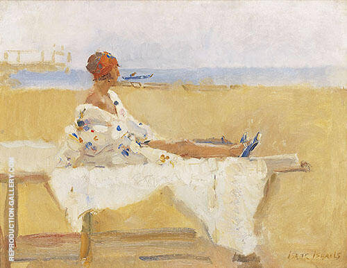 On the Beach at Viareggio by Isaac Israels | Oil Painting Reproduction