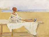 On the Beach at Viareggio By Isaac Israels