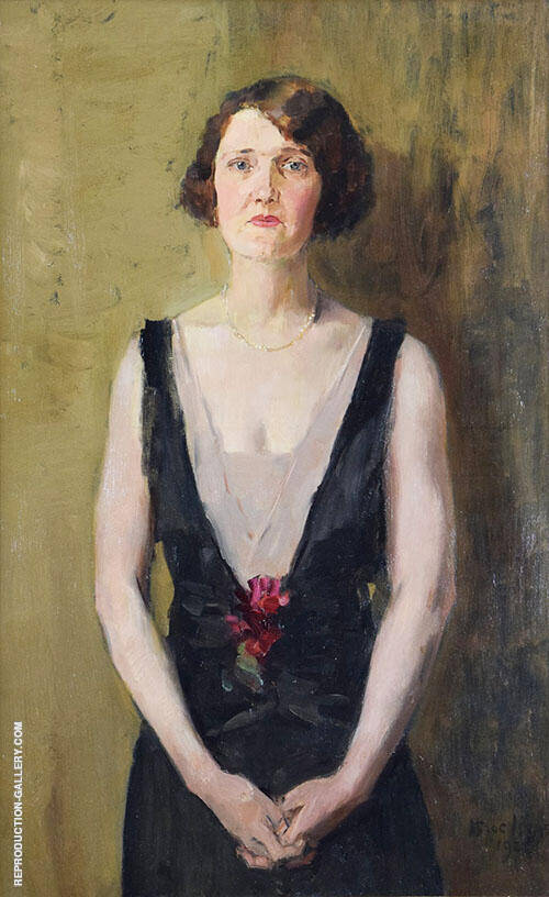 Portrait of Beulah Watson by Isaac Israels | Oil Painting Reproduction