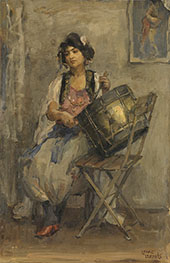 The Lady Drummer By Isaac Israels