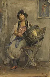 The Lady Drummer By Isaac Israels