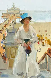 The Promenade By Isaac Israels