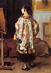 Model in Kimono By Isaac Israels