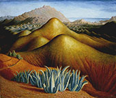 Spanish Landscape with Mountains c1924 By Dora Carrington