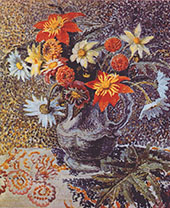 Still Life with Flowers By Dora Carrington