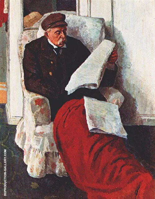 The Artist's Father By Dora Carrington