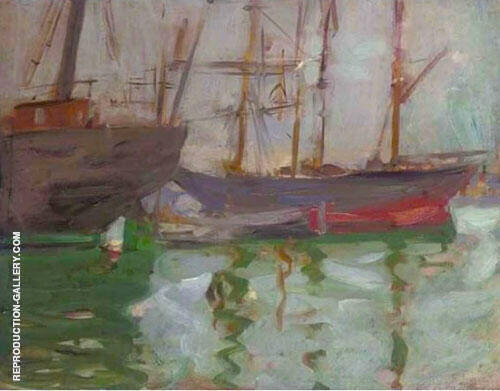 Ships in Venice | Oil Painting Reproduction