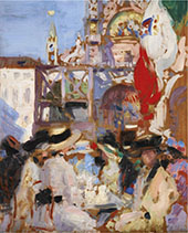 Florian's Cafe, Venice By Francis Campbell Boileau Cadell
