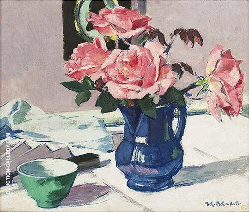 Still Life with Roses By Francis Campbell Boileau Cadell