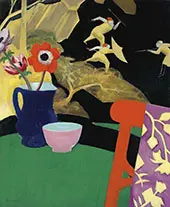 Still Life with Lacquer Screen 1920 By Francis Campbell Boileau Cadell