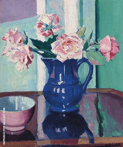 Still Life with Roses 1924 | Oil Painting Reproduction
