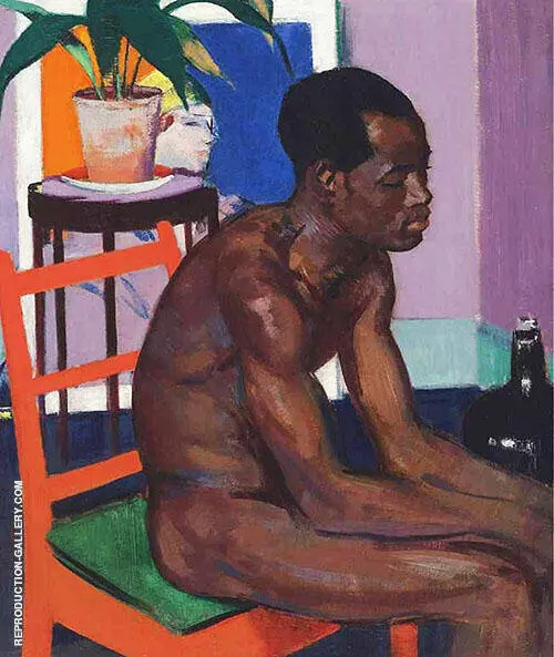 Pensive Negro 1922 By Francis Campbell Boileau Cadell