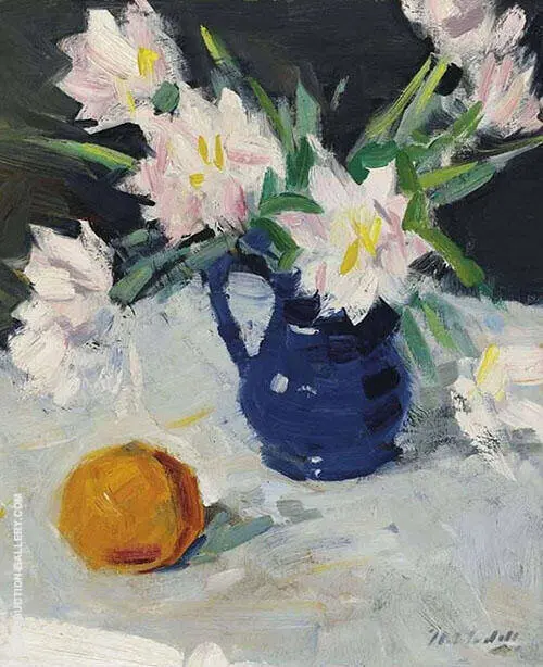 Still Life with Blue Jug By Francis Campbell Boileau Cadell