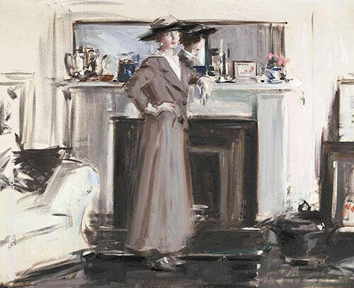 Reflections by Francis Campbell Boileau Cadell | Oil Painting Reproduction