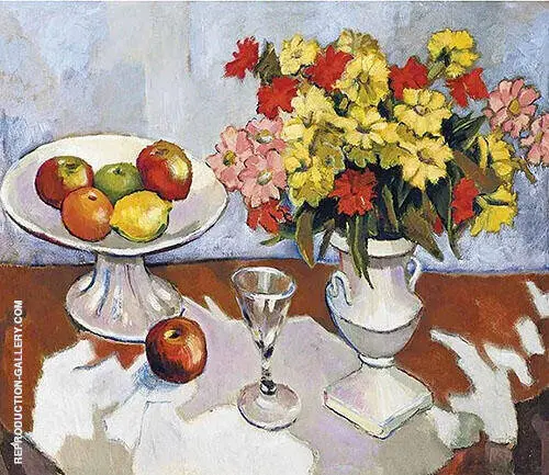 Still Life with Flowers in an Urn By Francis Campbell Boileau Cadell